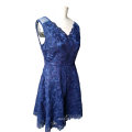 Summer Lace Jacquard Sleeveless Elegant Ladies Dress
